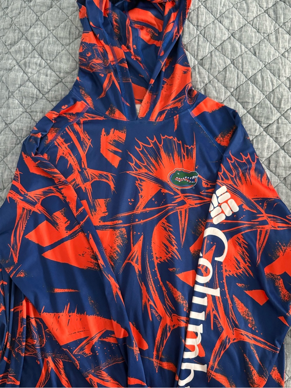 University of Florida Gators Navy & Orange Hoodie Pullover Columbia